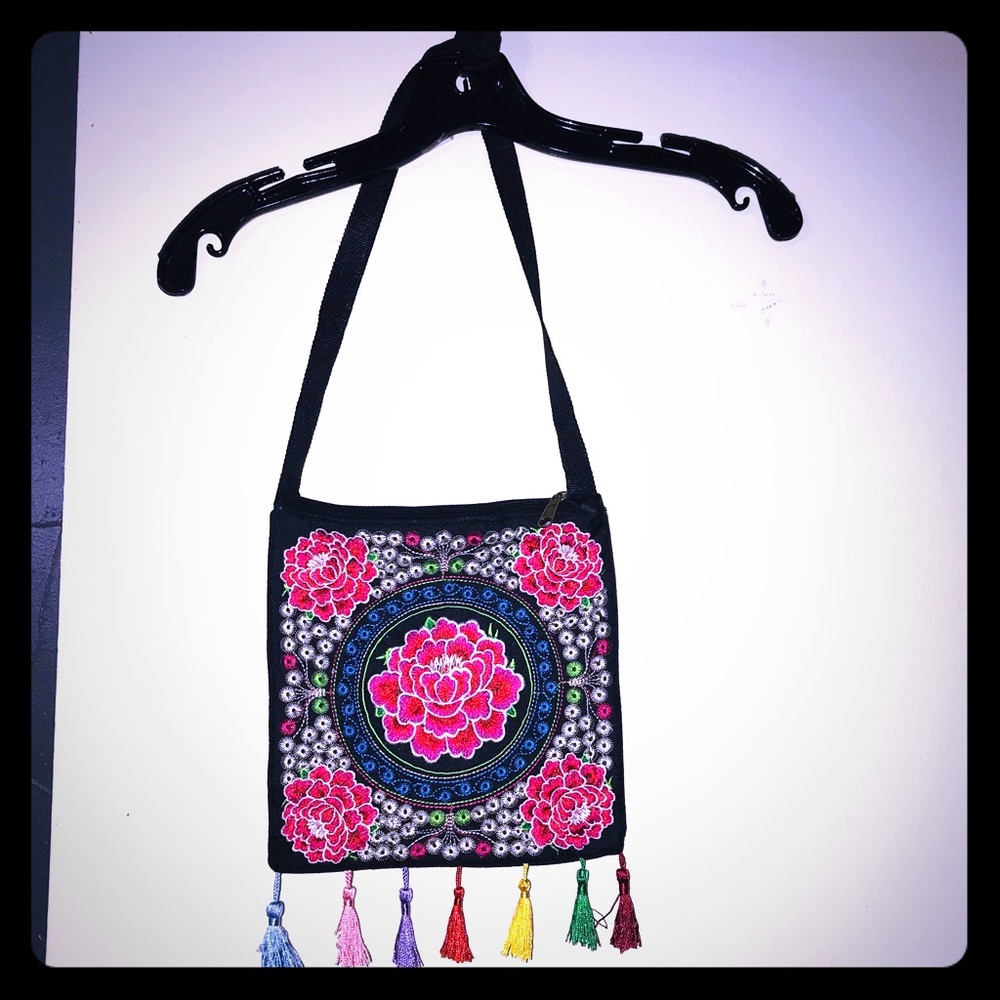 Mexican Embroidered crossbody bag